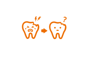 虫歯が治るイラスト