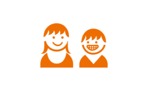 大人と子供のイラスト