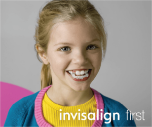 インビザライン・ファーストを装着している女の子